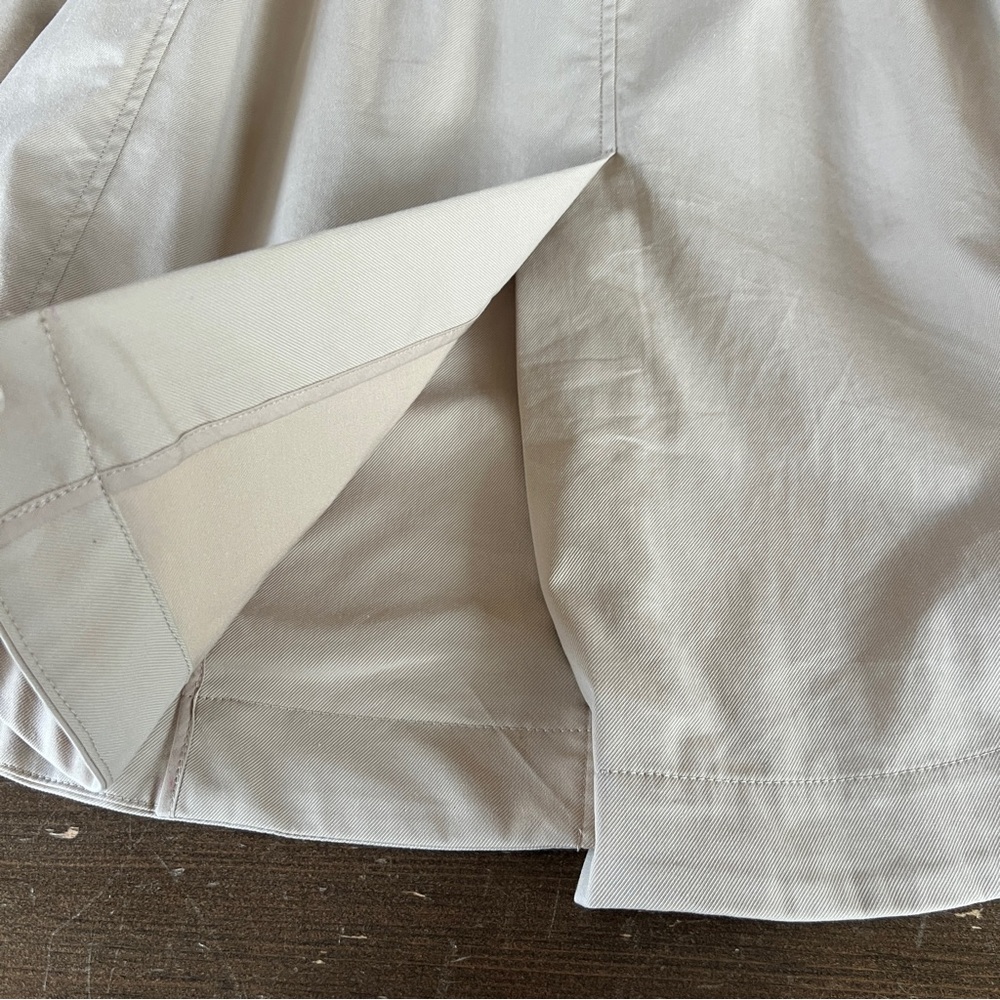 Joie Beige Ruffle Trench Coat - Picture 7 of 10